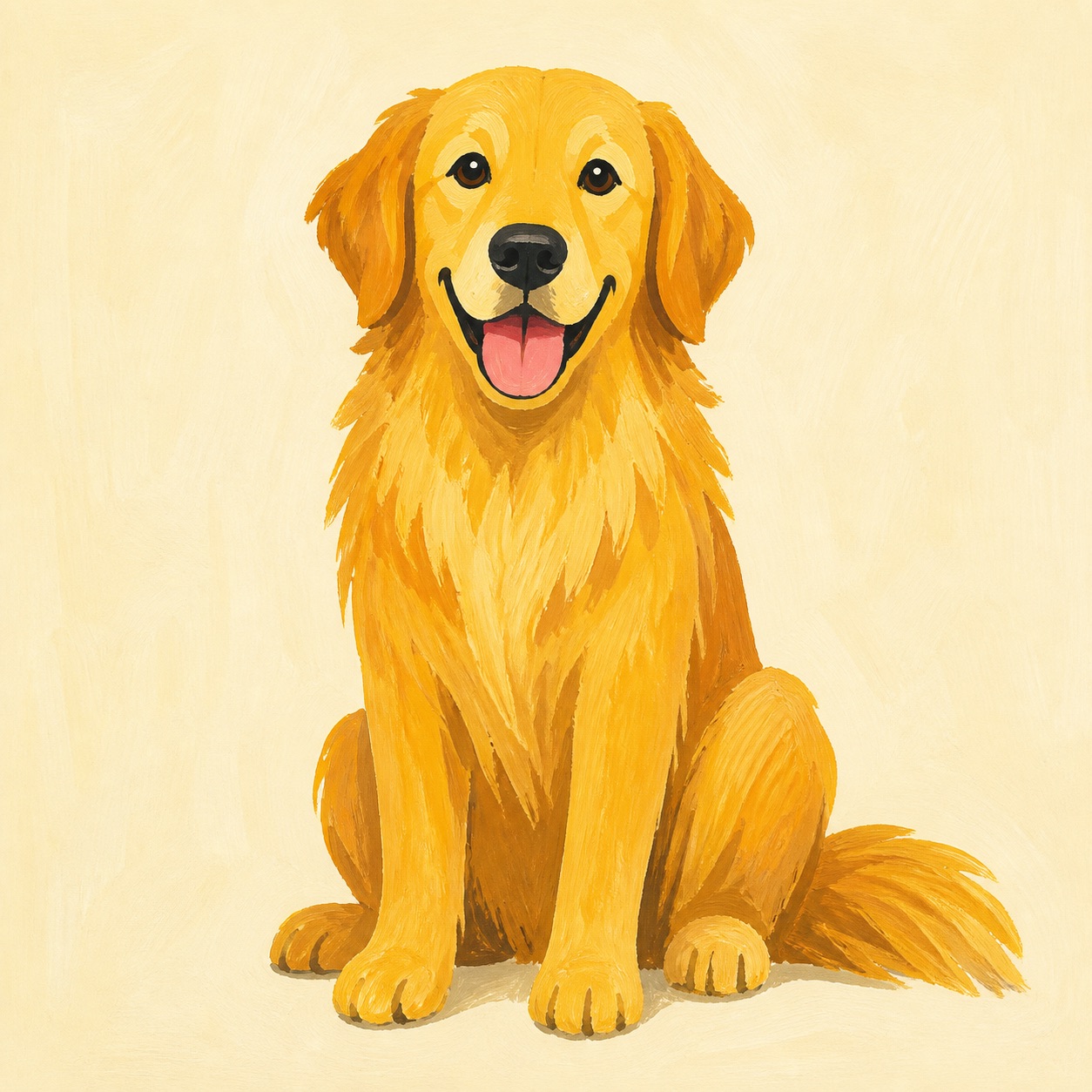 dog — gouache