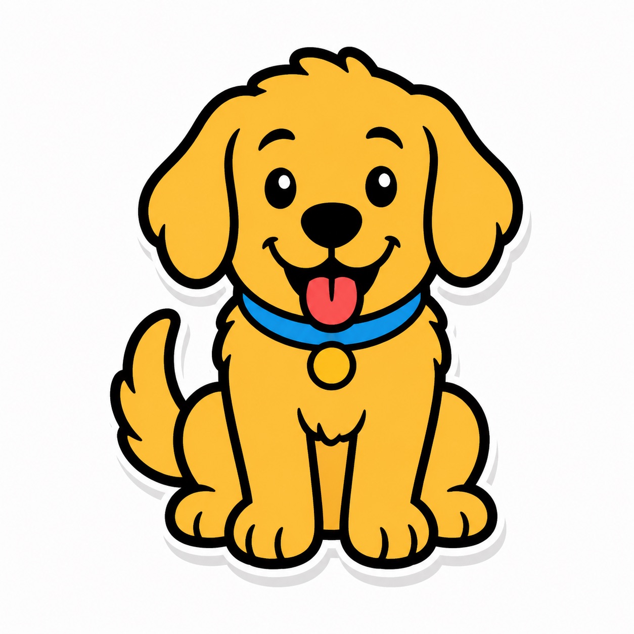 dog — bubbly